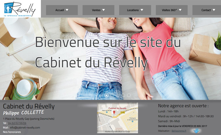 Site du cabinet du revelly à Gap